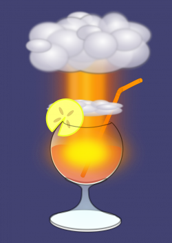 Clipart - Radioactive cocktail