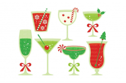 Christmas Cocktails-Digital Clipart (LES.CL53) | Graphic ...