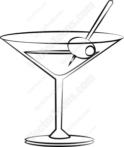 Afbeeldingsresultaat voor cocktail glass drawing | Brasserie ...