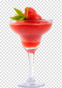 Margarita glass with strawberry, Daiquiri Strawberry juice ...