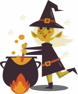 Witch Potion Clip art - The witch who boils potions 2407*2904 ...
