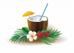 Juice Coconut Water Happy Eid Shrimp Curry - Coconut Cup Png ...