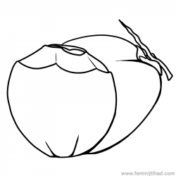 Coconut Coloring Pages Printable | Coloring Pages For Kids ...