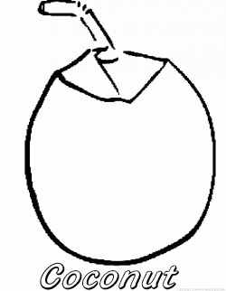 Free Coconut Coloring Page, Download Free Clip Art, Free ...