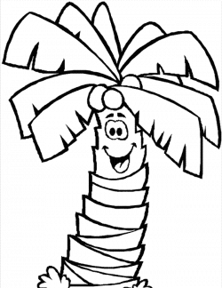 Enchanting Coconut Tree Coloring Page Embellishment - Examples ...