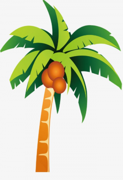 Cartoon Coconut Trees | Preschool art | Palm tree clip art ...