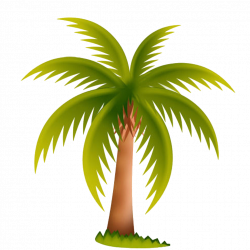 Arecaceae Date palm Tree Clip art - Spread coconut leaves picture ...