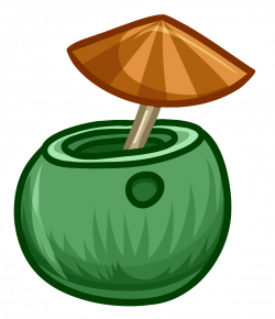 Coconut Smoothie Pin | Club Penguin Wiki | FANDOM powered by Wikia