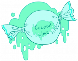 Coconut Lime Candy by Dinosaurolophus on DeviantArt