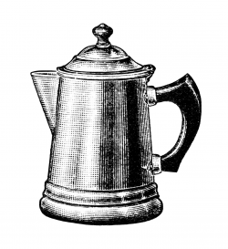 Free Vintage Coffee Pot Clip Art - Old Design Shop Blog