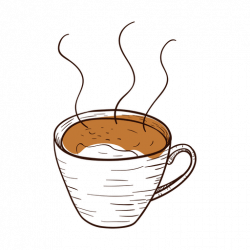 Hand drawn coffee cup - Transparent PNG & SVG vector