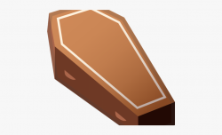 Coffin Clipart Wood Box - Coffin Emoji Png , Transparent ...