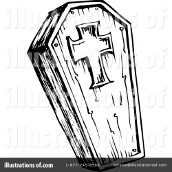 Coffin Clipart #1124534 - Illustration by visekart