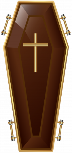 Brown Coffin Transparent PNG Image | Gallery Yopriceville - High ...