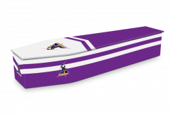 Melbourne Storm Custom Coffin Design | Expression Coffins