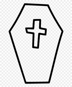 Coffin Clipart Cross - Casket Png Logo Transparent Png ...