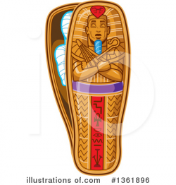 Mummy Clipart #1361896 - Illustration by Clip Art Mascots