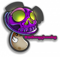 Skull Mushroom Sticker by AbrahamGart on DeviantArt
