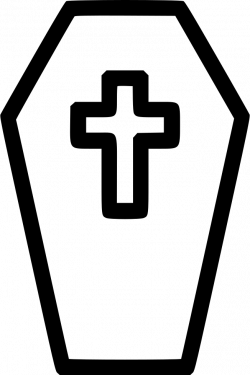 Coffin Casket Cross Svg Png Icon Free Download (#556290 ...