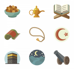 Islamic Icons - 616 free vector icons