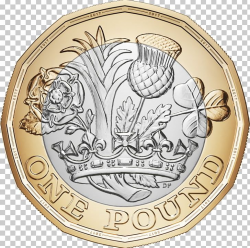 Royal Mint One Pound Coin Pound Sterling PNG, Clipart ...