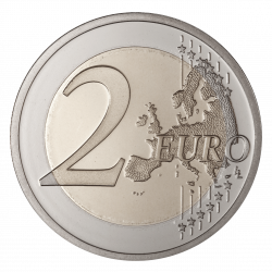 2 Euro Coin transparent PNG - StickPNG