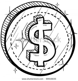 Coin clipart black and white 3 » Clipart Station