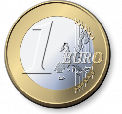 One Euro Coin 2 Clip Art at Clker.com - vector clip art online ...