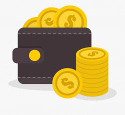 Coins Clipart Dollar Png Image - Cryptocurrency Wallet ...
