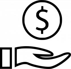 Hand Hands Dollar Sign Coin Svg Png Icon Free Download (#451114 ...