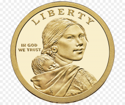 1 Dollar clipart - Coin, Money, Gold, transparent clip art