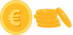 Euro coins Clip art - Coin png download - 1110*529 - Free ...