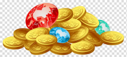 Treasure Gold coin , coins transparent background PNG ...