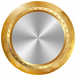 Gold Seal Badge PNG Transparent Clip Art Image | Letra drop cap ...