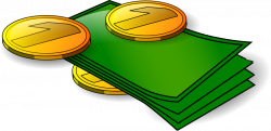 Clipart - Money - banknotes and coins