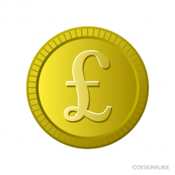 Pound Gold Coin Clipart Free Picture｜Illustoon