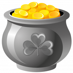 St Patrick Pot of Gold with Coins PNG Picture | Gallery ...