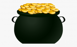 Coin Clipart Leprechaun Gold - Pot Of Gold #329226 - Free ...