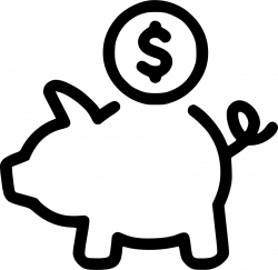 Cash Money Coins Piggy Bank Savings Svg Png Icon Free Download ...
