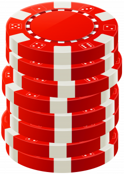 Red Poker Chips PNG Clip Art - Best WEB Clipart