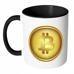 Bitcoin Shiny Coin Accent Mug – Fashion For Crypto