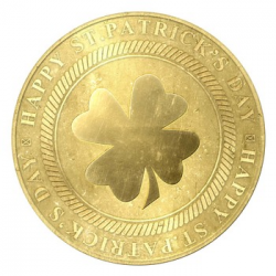 St. Patrick's Day Coin: FREE Clip Art