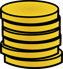 Clipart - Stack of gold coins