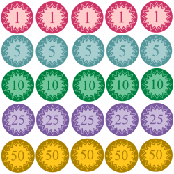 Free Clipart N Images: Printable Coins For Kids | Play money ...