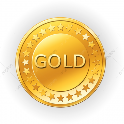 Gold Coin, Gradient, 2019 PNG Transparent Clipart Image and ...