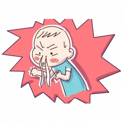 Caccola Common cold Child Cough u611fu5192 - Cartoon sick baby with ...