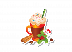 Eggnog Candy cane Christmas Clip art - cold drink 3425*2480 ...
