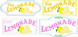 Lemonade SVG Cut File