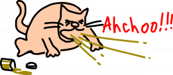 Sneezing cat Icons PNG - Free PNG and Icons Downloads
