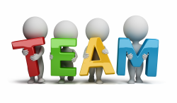 Team Success Collaborate White Man Clipart free image